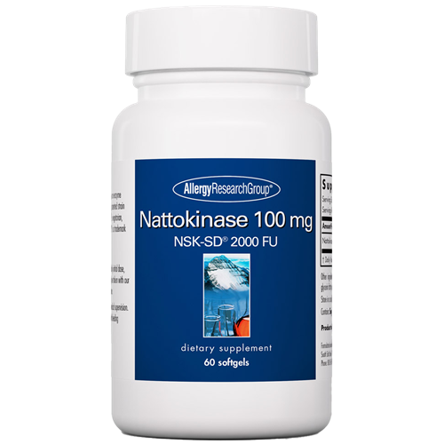 Nattokinase 100 mg NSK-SD? 60 gels Allergy Research Group NATT8