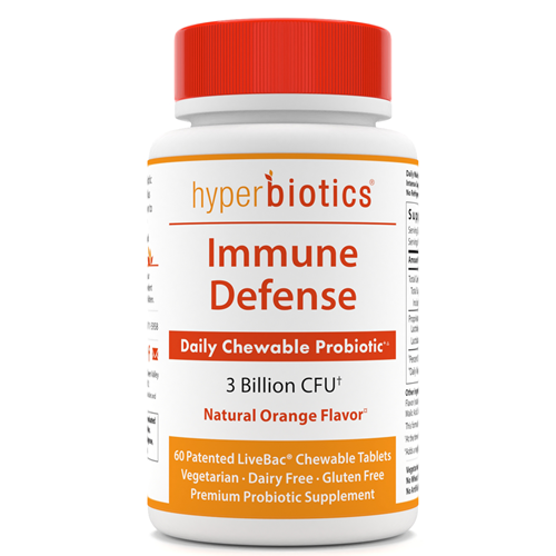 Immune Defense Daily Chewable Probiotic Hyperbiotics H16648