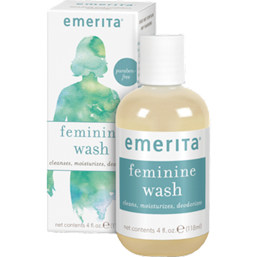 Feminine Cleansing & Moisturizing Wash 4 fl oz Emerita FEMMW