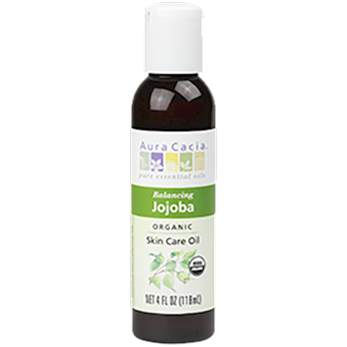 Jojoba Organic Skin Care Oil 4 oz Aura Cacia A06085