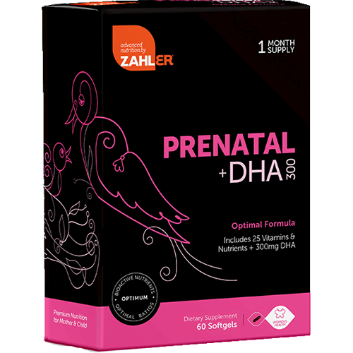 Prenatal +DHA Optimal 60 softgels Advanced Nutrition by Zahler Z81812