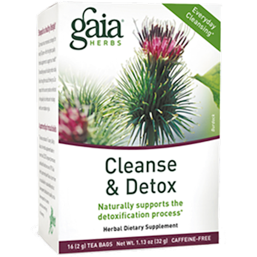 Cleanse and Detox Herbal Tea 16 bags Gaia Herbs G22020