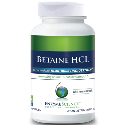 Betaine HCl 120 vegcaps Enzyme Science E30034