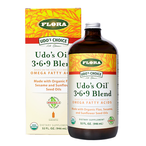 Udo's Choice Oil Blend 3.6.9 32 oz Flora F79890