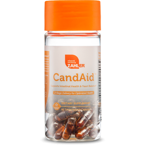 CandAid  Timed Release 60 caps Advanced Nutrition by Zahler Z08104