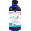 Arctic Cod Liver Oil Strawberry 8 fl oz Nordic Naturals N56783