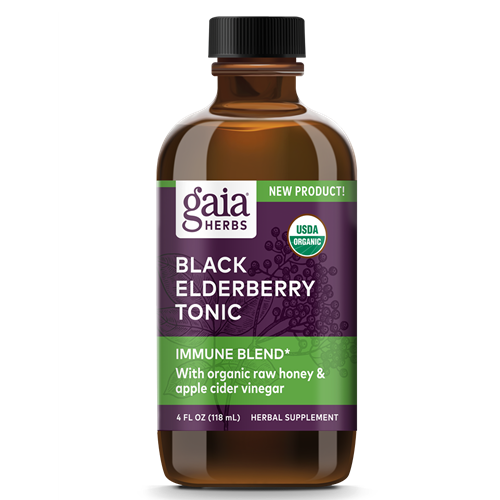 Black Elderberry Tonic 4 fl oz Gaia Herbs G52006