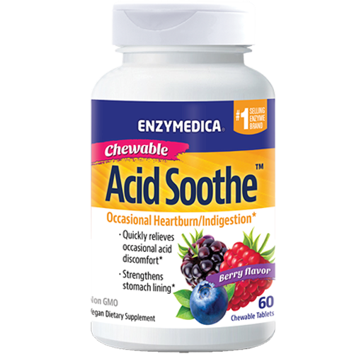 Acid Soothe Chewable Berry Enzymedica E27006