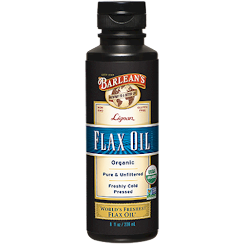 Lignan Flax Oil 8 oz Barlean's Organic Oils LIGNA