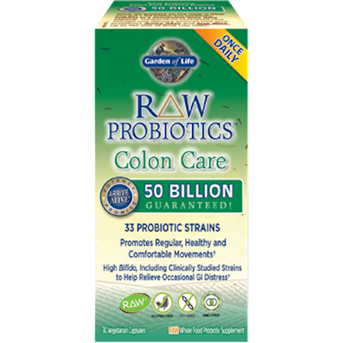 RAW Probiotics Colon Care Garden of Life G16657