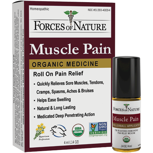 Muscle Pain Organic .14 oz Forces of Nature F43113