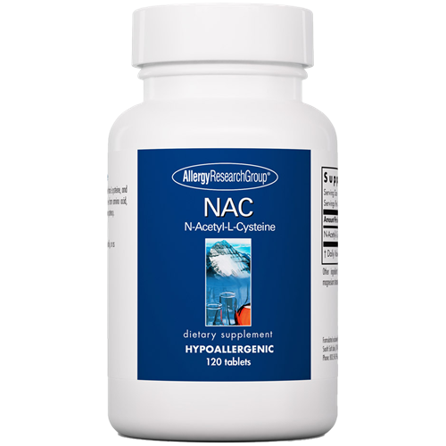 NAC N-Acetyl-L-Cysteine 500 mg 120 tabs Allergy Research Group N-ACE