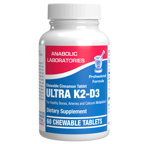 Ultra K2-D3 60 chew tabs Anabolic Laboratories A62418