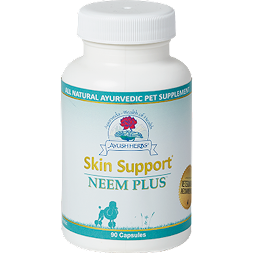 Skin Support Neem Plus Vet 90 caps Ayush Herbs AYV7