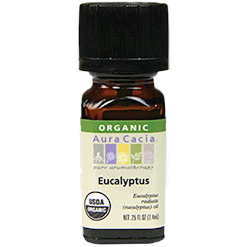 Eucalyptyus Organic Essential Oil .25 oz Aura Cacia A08027