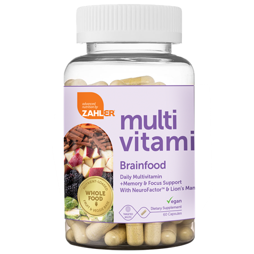 Multivitamin Brainfood 60 caps Advanced Nutrition by Zahler Z80239