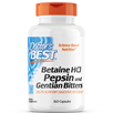 Betaine HCl Pepsin & Gentian Bitters Doctor's Best DB3156