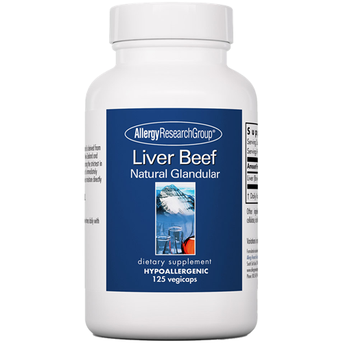 Liver Beef 1000 mg 125 vcaps Allergy Research Group LIVER