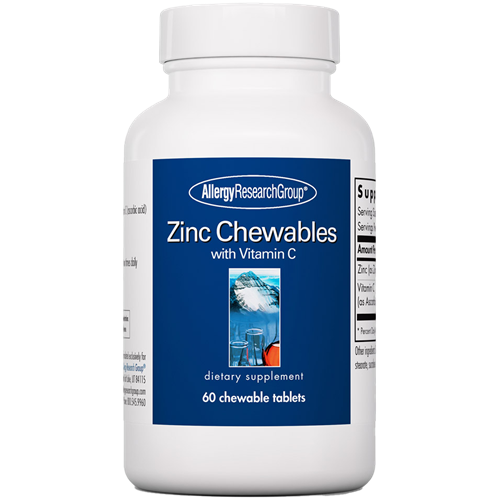 Zinc Chewables 60 chew tabs Allergy Research Group A7610