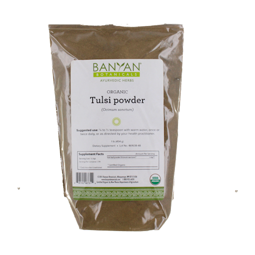 Tulsi Leaf Powder, Organic 1 lb Banyan Botanicals TULSI